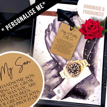 Dapper Guy Scented Boxed Valentines Card, 9 of 10