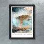 Coniston Old Man Abstract Poster Print, thumbnail 1 of 2
