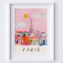 Paris Rooftops French Landmark Travel Print, thumbnail 4 of 4