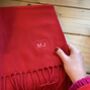 Personalised Embroidered Heart Scarf, thumbnail 4 of 4