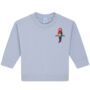 Babies Parrot Organic Cotton Sweatshirt, thumbnail 4 of 7