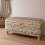 William Morris Light Strawberry Thief Storage Ottoman Footstool, thumbnail 1 of 9