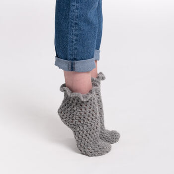 Frill Socks Crochet Kit, 3 of 9
