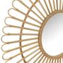 Large Bamboo Sunburst Wall Mirror, thumbnail 2 of 4