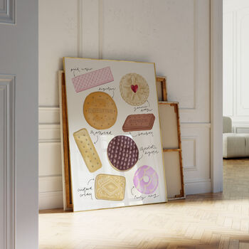 Biscuit Hand Painted Art Print, 2 of 5