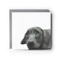 Adorable Hand Drawn Puppy Greeting Card, thumbnail 1 of 4