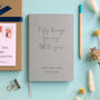 Personalised 50 Things For 50th Year Planner Notebook, thumbnail 4 of 11