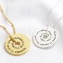 Engraved Message Of Affirmation Ring Necklace, thumbnail 3 of 12
