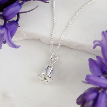 Bluebell Solid Silver Necklace, 2 of 9