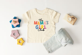 Mama's Girl Organic Kids T Shirt, 3 of 4