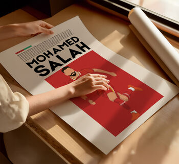 Mohamed Salah Liverpool Football Poster, 4 of 6