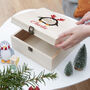 Personalised Festive Penguin Christmas Eve Box, thumbnail 2 of 12