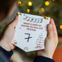 Personalised Christmas Countdown Advent Hanging Sign, thumbnail 2 of 2