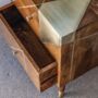 Mango Wood Geometric Bedside Table, thumbnail 4 of 9