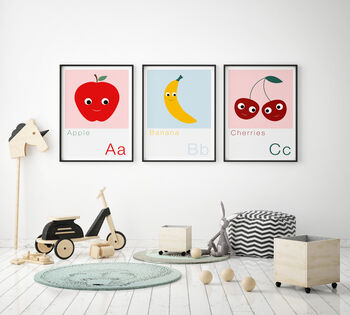 A Is For Apple Children's Alphabet Print, 3 of 3