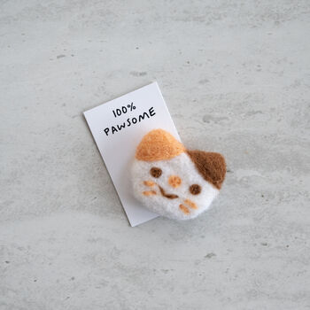 You're Purrfect Wool Felt Cat In A Matchbox, 5 of 7