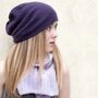 Cashmere Beanie Hat, thumbnail 6 of 9