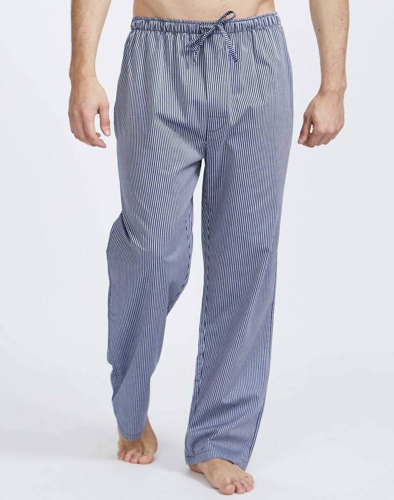 men's minster stripe cotton pyjama trousers by british boxers