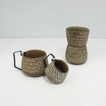 Hic Ceramics Handmade Sand Cup Set, 6 of 6