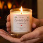 Wife Christmas Gift Personalised Wonderful Wife Candle, thumbnail 1 of 9