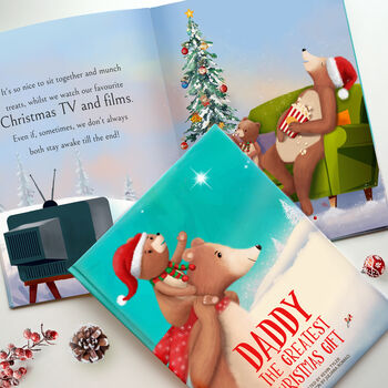 Personalised Christmas 'Greatest Gift' Daddy Book, 4 of 12