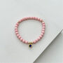 Blush Pink Beaded Bracelet, thumbnail 3 of 6