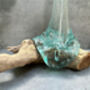 Large 40cm Molten Glass On Root Vase – Fluted Display, thumbnail 3 of 12