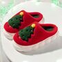 Plush Christmas Tree Bubble Slippers, thumbnail 11 of 11