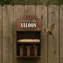 Personalized Wooden Bird Feeder Saloon For Outdoors, thumbnail 1 of 7