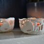 'Mr' And 'Mrs' Porcelain Tea Light Holders, thumbnail 5 of 7