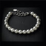 Men's Adjustable Pearl Bracelet, thumbnail 1 of 9