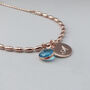 Rose Gold Plated Personalised Birthstone Bracelet, thumbnail 2 of 7