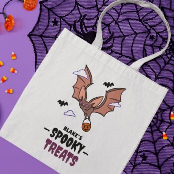 Trick Or Treat Halloween Personalised Sweet Bag, 2 of 6