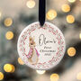 Baby Girl's First Christmas Tree Decoration, thumbnail 1 of 6