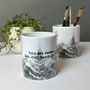 Personalised Fern Botanical Print Pot, thumbnail 2 of 4