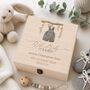 Personalised Baby Boy Dungarees Keepsake Box, thumbnail 3 of 4