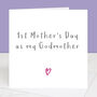 First Mother's Day As My… Mother's Day Card, thumbnail 3 of 4
