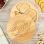 Engraved 'I Bloody Love Cheese' Cheeseboard Set For Friends, thumbnail 1 of 6