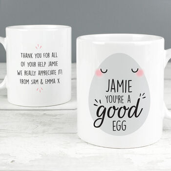 Personalised You're A Good Egg Ceramic Mug, 2 of 4