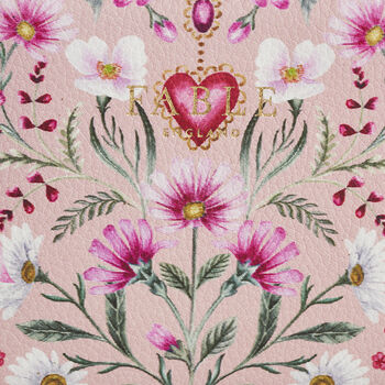 Penelope Pink Floral Heart Small Purse, 3 of 7