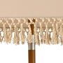 Taupe Pink Tassel Parasol, thumbnail 3 of 4