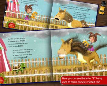 Personalised Christmas Story Book With Exclusive Cover, 5 of 11
