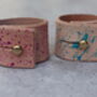 Hand Painted Leather Napkin Rings, thumbnail 5 of 7