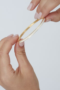 Enamel Bangle With Clasp Silver, 8 of 8