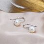 Genuine Freshwater Pearl Drop Hook Earrings, thumbnail 5 of 11