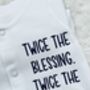 Twice The Blessing Twin Baby Gift, thumbnail 2 of 11