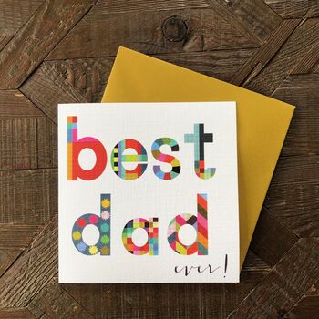 Glossy Best Dad Card, 3 of 5