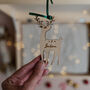 Personalised Wooden Reindeer Christmas Decoration, thumbnail 1 of 3