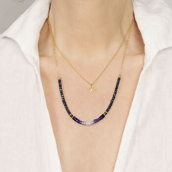 Blue Sapphire Necklace, 5 of 10