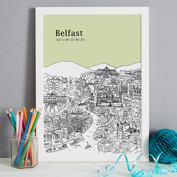 Personalised Belfast Print, 7 of 10